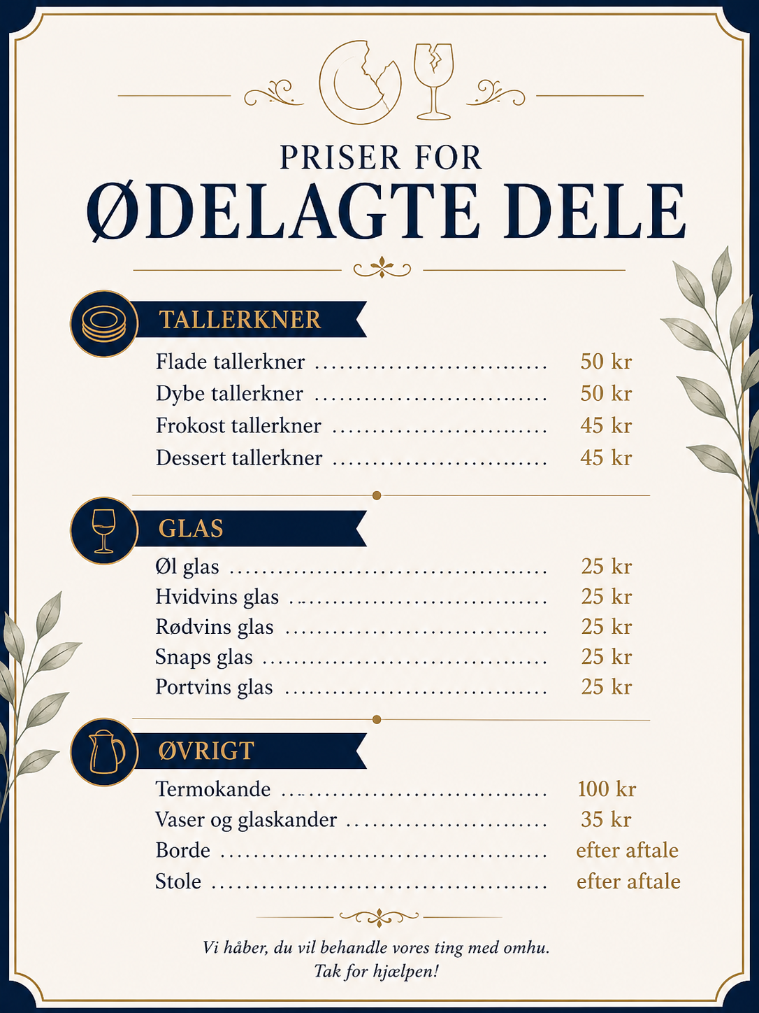 Ødelagt service