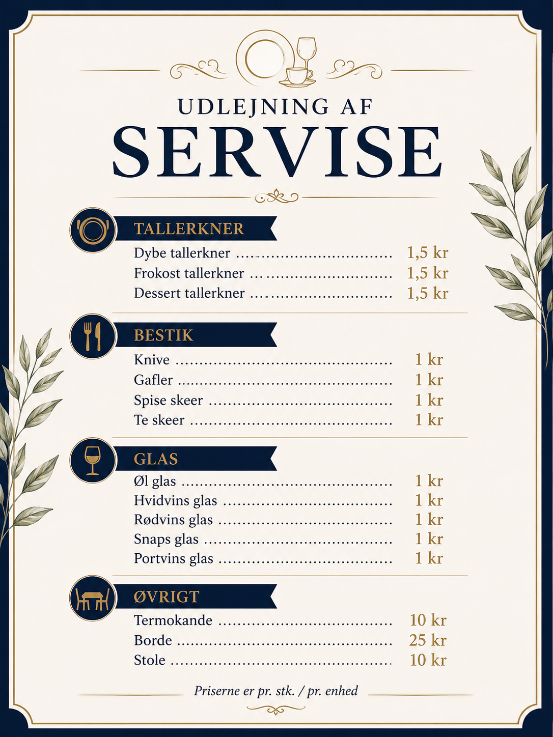 Leje af service